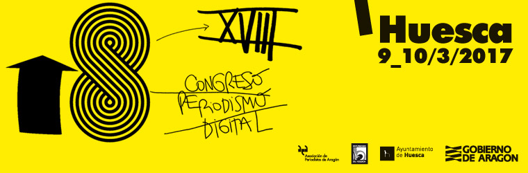 La novedosa imagen del XVIII Congreso de Periodismo Digital de Huesca
